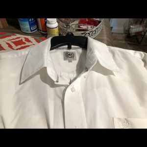 Men’s Cinch white shirt